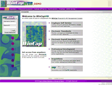 Tablet Screenshot of demo.wincapweb.com